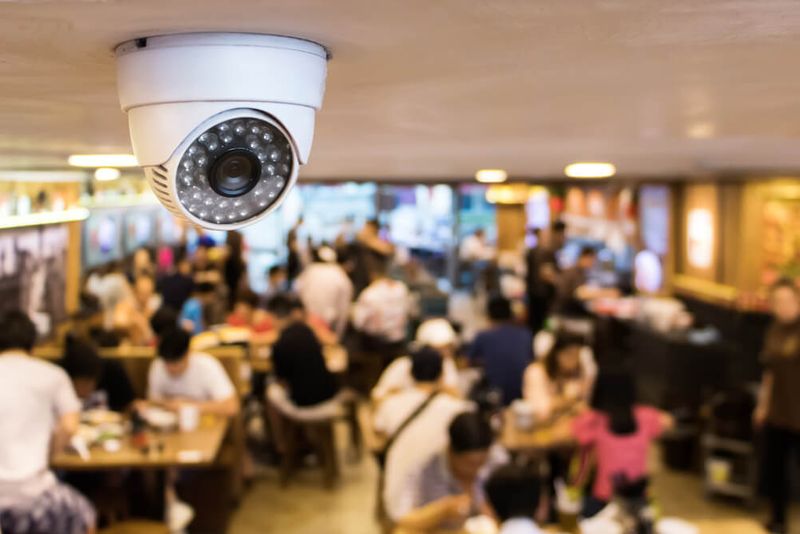 CCTV Camera installed at a restaurant in Melbourne